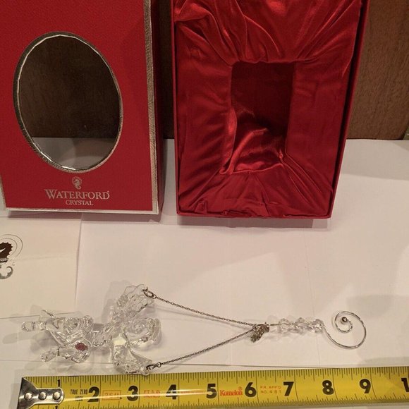 Waterford Crystal 2004 Angel With Enhancer Ornament NIB - Picture 11 of 12